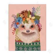 Mia Charro | Folk Hedgehog with Florals