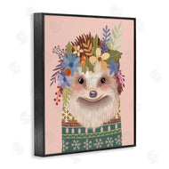 Mia Charro | Folk Hedgehog with Florals