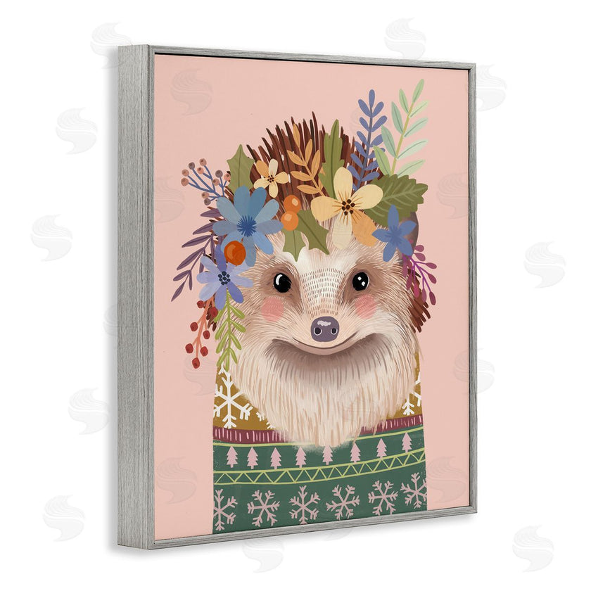 Mia Charro | Folk Hedgehog with Florals