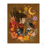 Mia Charro | Autumn Owl & Girl