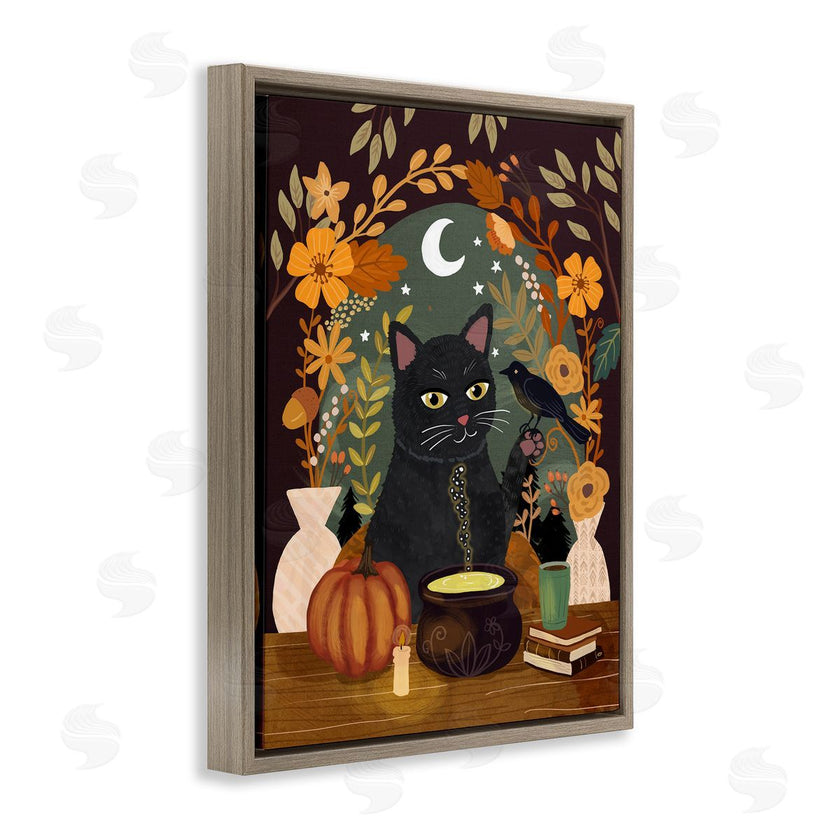 Mia Charro | Autumnal Cat & Cauldron