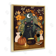 Mia Charro | Autumnal Cat & Cauldron