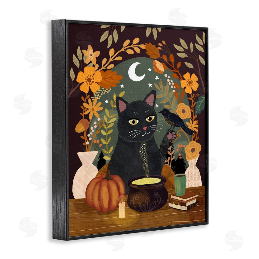 Mia Charro | Autumnal Cat & Cauldron