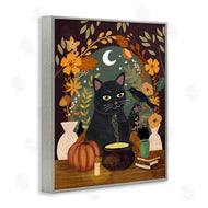 Mia Charro | Autumnal Cat & Cauldron