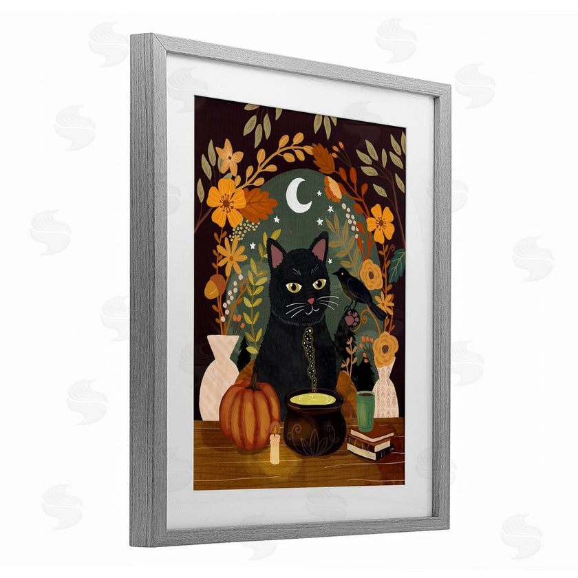 Mia Charro | Autumnal Cat & Cauldron