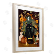Mia Charro | Autumnal Cat & Cauldron