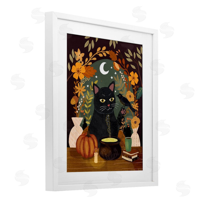 Mia Charro | Autumnal Cat & Cauldron