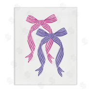 Krissy Mast | Pink and Purple Double Bow