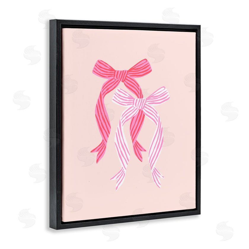 Krissy Mast | Striped Bows on Pink