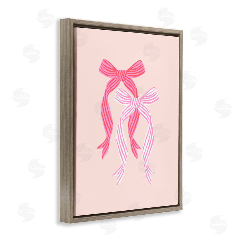 Krissy Mast | Striped Bows on Pink
