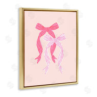 Krissy Mast | Striped Bows on Pink
