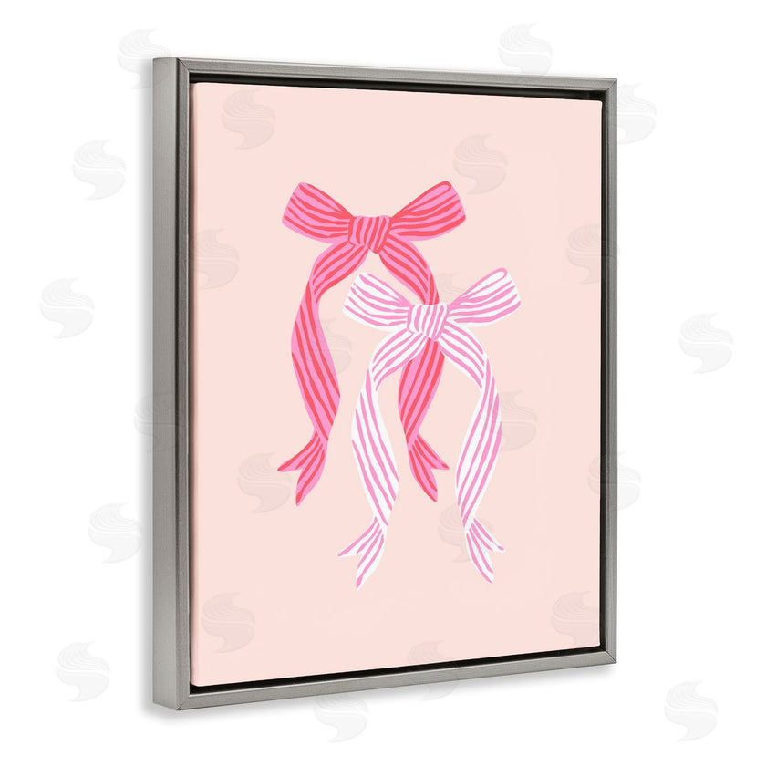 Krissy Mast | Striped Bows on Pink