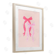 Krissy Mast | Striped Bows on Pink