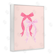 Krissy Mast | Striped Bows on Pink