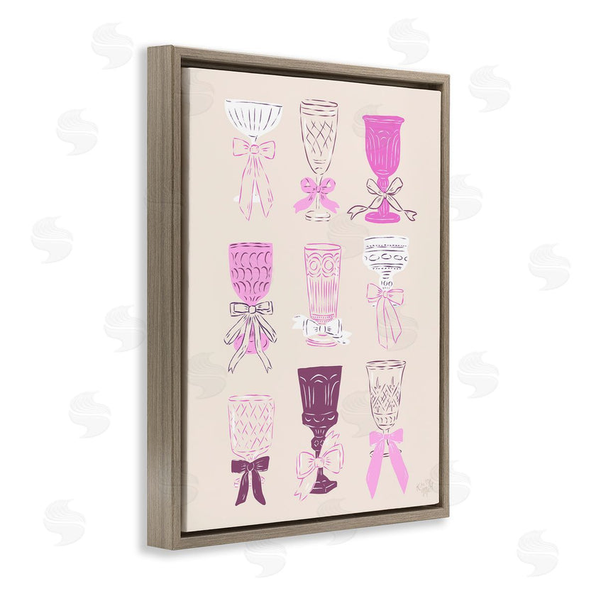 Krissy Mast | Pink Purple Cocktail Chalices