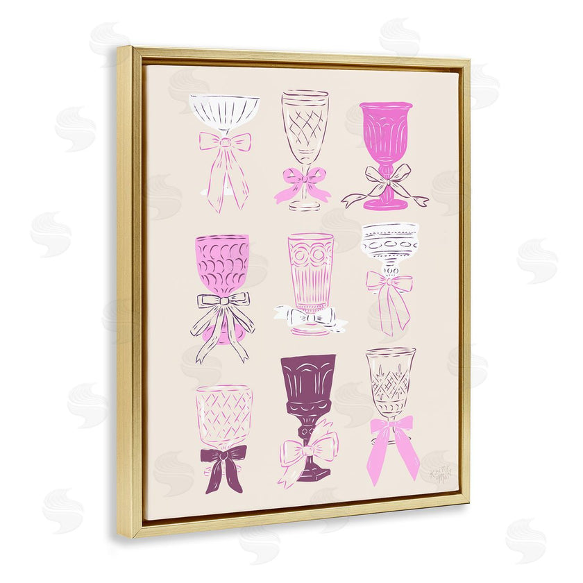 Krissy Mast | Pink Purple Cocktail Chalices