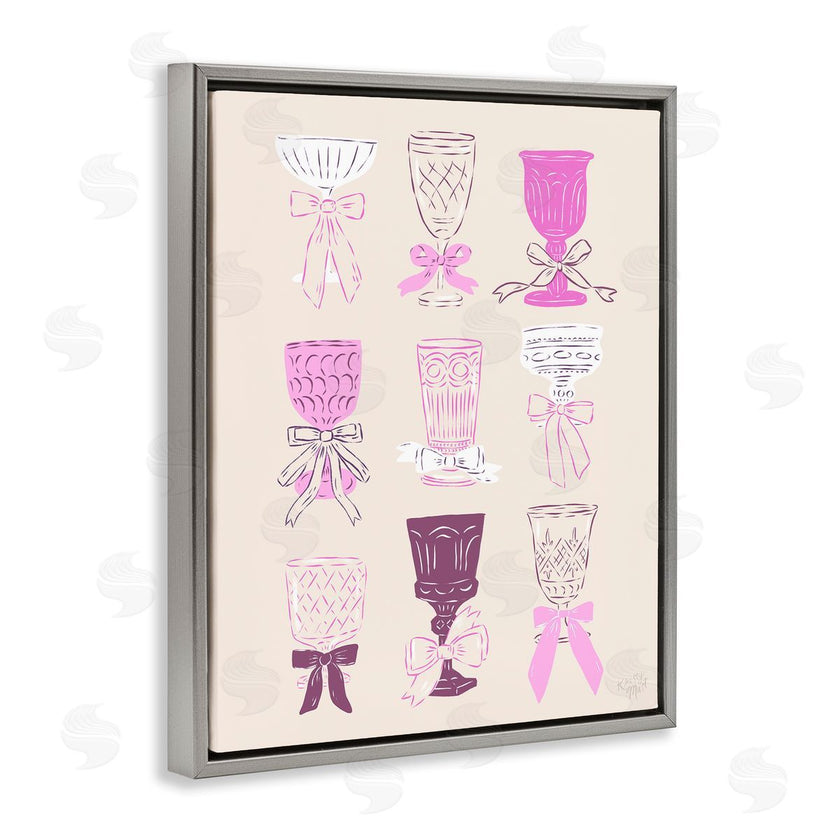 Krissy Mast | Pink Purple Cocktail Chalices