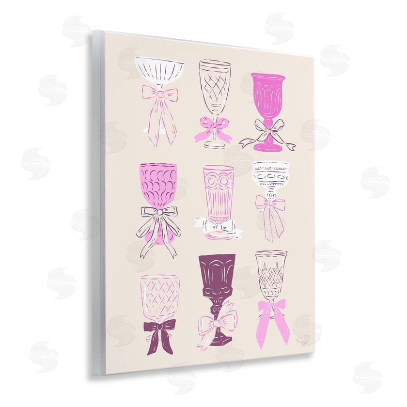Krissy Mast | Pink Purple Cocktail Chalices