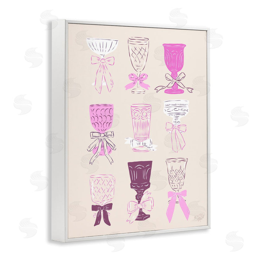 Krissy Mast | Pink Purple Cocktail Chalices