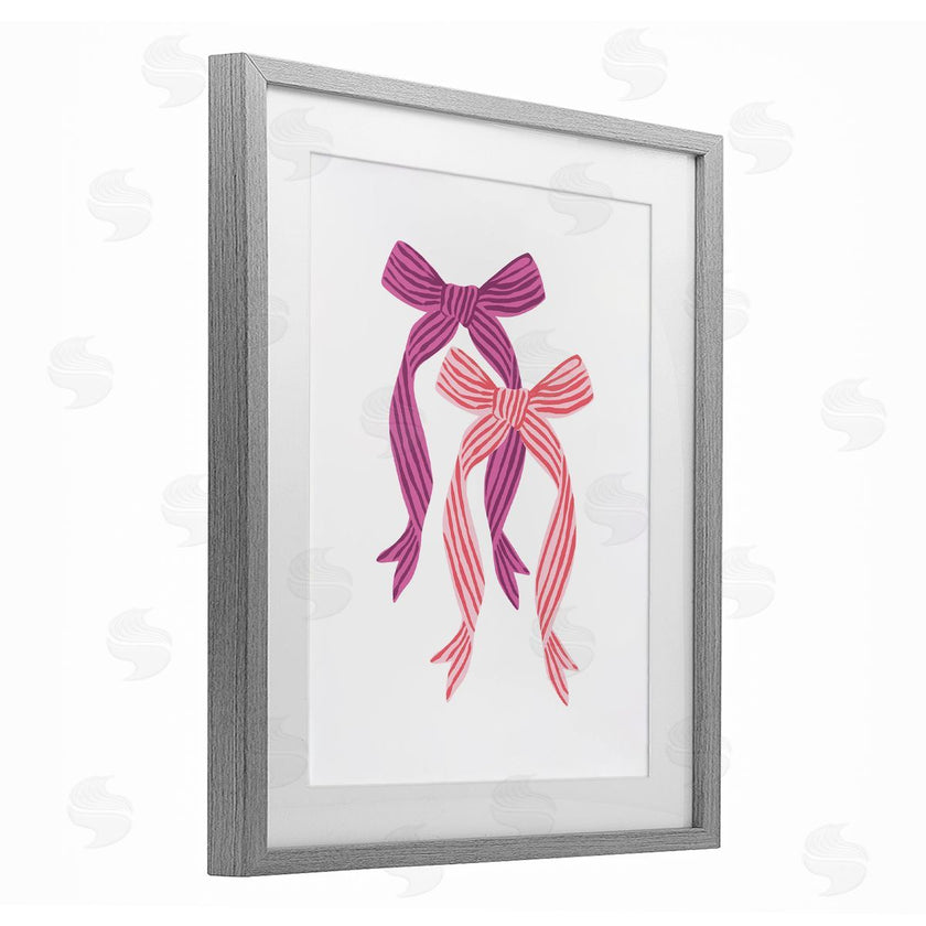 Krissy Mast | Magenta & Red Double Bow