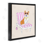 Krissy Mast | Corgi in Lounge Chair