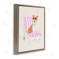 Krissy Mast | Corgi in Lounge Chair