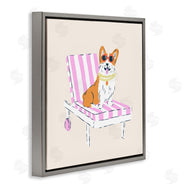 Krissy Mast | Corgi in Lounge Chair