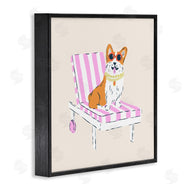 Krissy Mast | Corgi in Lounge Chair
