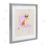Krissy Mast | Corgi in Lounge Chair