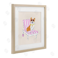 Krissy Mast | Corgi in Lounge Chair