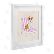 Krissy Mast | Corgi in Lounge Chair