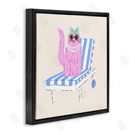 Krissy Mast | Pink Cat Lounge Chair