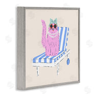 Krissy Mast | Pink Cat Lounge Chair