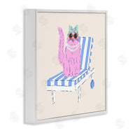 Krissy Mast | Pink Cat Lounge Chair