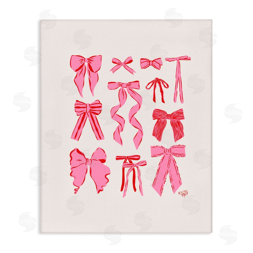 Krissy Mast | Simple Red And Pink Bows