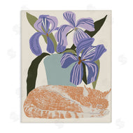 Hannah Beisang | Modern Cat & Iris Plant