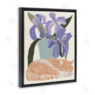 Hannah Beisang | Modern Cat & Iris Plant
