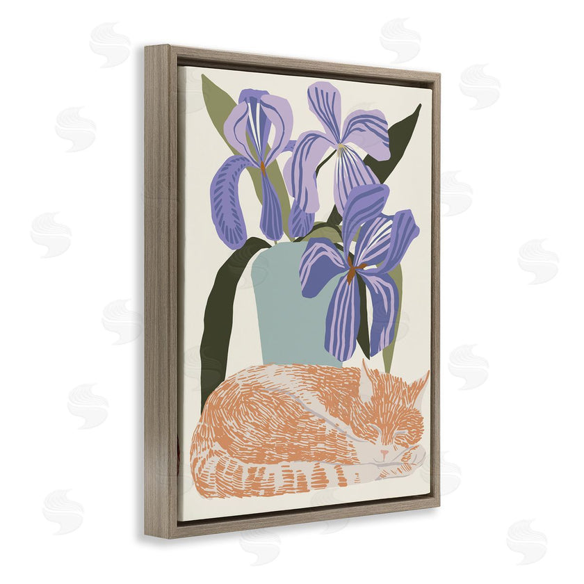 Hannah Beisang | Modern Cat & Iris Plant
