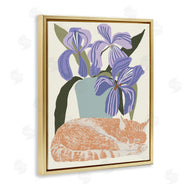 Hannah Beisang | Modern Cat & Iris Plant