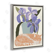 Hannah Beisang | Modern Cat & Iris Plant