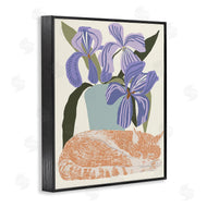 Hannah Beisang | Modern Cat & Iris Plant