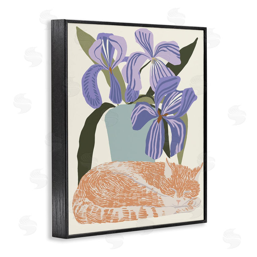 Hannah Beisang | Modern Cat & Iris Plant