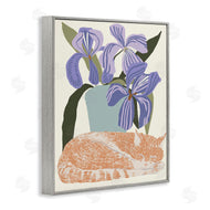 Hannah Beisang | Modern Cat & Iris Plant