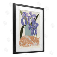 Hannah Beisang | Modern Cat & Iris Plant