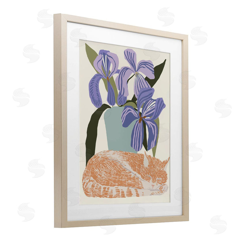 Hannah Beisang | Modern Cat & Iris Plant