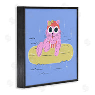 Krissy Mast | Summer Pool Float Cat