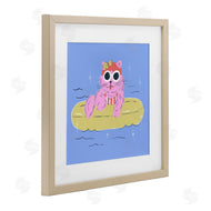 Krissy Mast | Summer Pool Float Cat