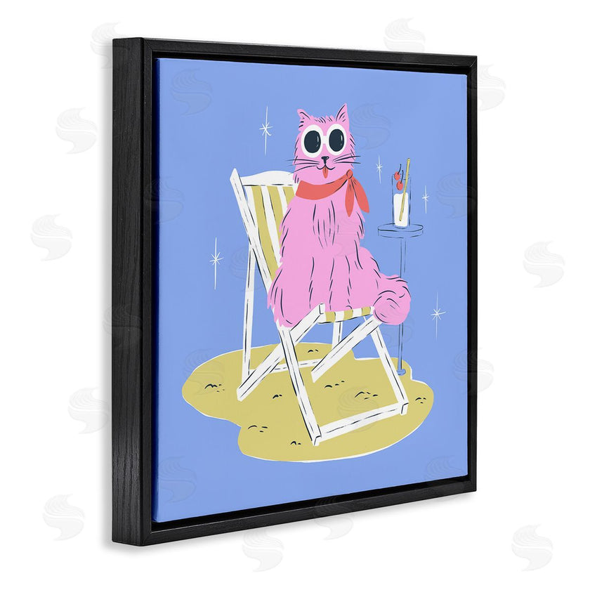 Krissy Mast | Summer Beach Chair Cat