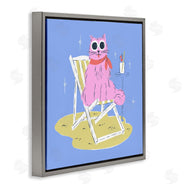 Krissy Mast | Summer Beach Chair Cat