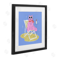 Krissy Mast | Summer Beach Chair Cat